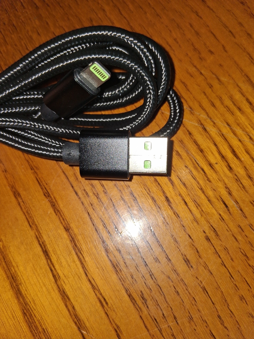 Braided Black Type C to USB Charging Cable 6ft